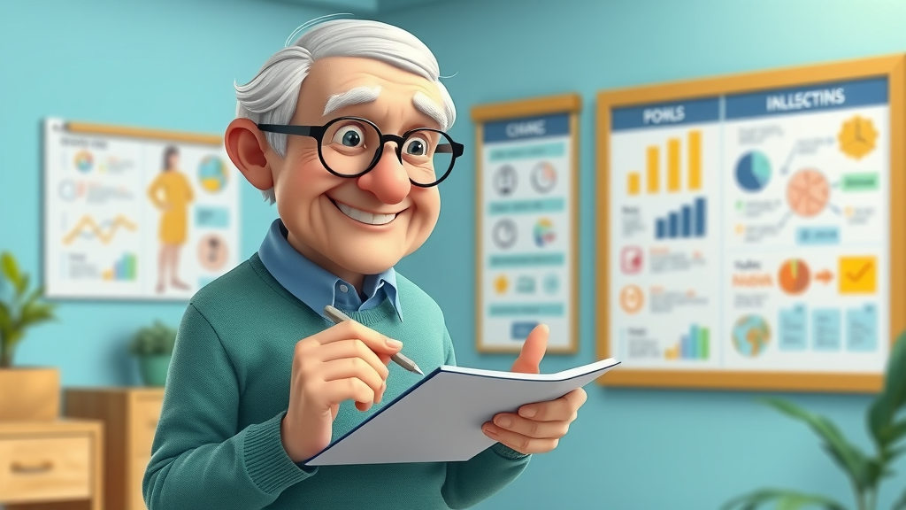Checklist infographic for learning points about maximizing passive income after retirement with educational icons