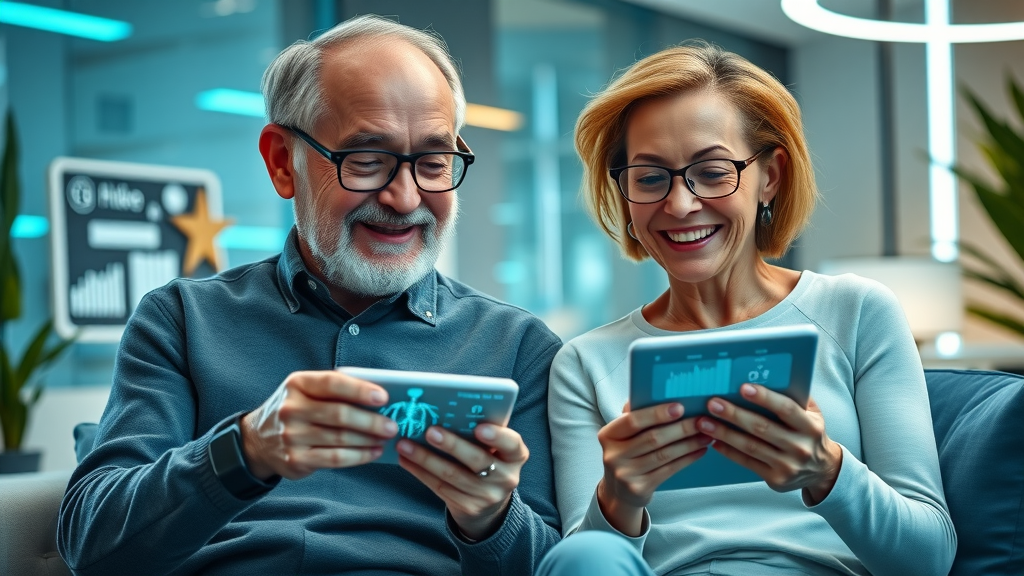 healthy lifestyle for retirees tech wearable health tracking older adults