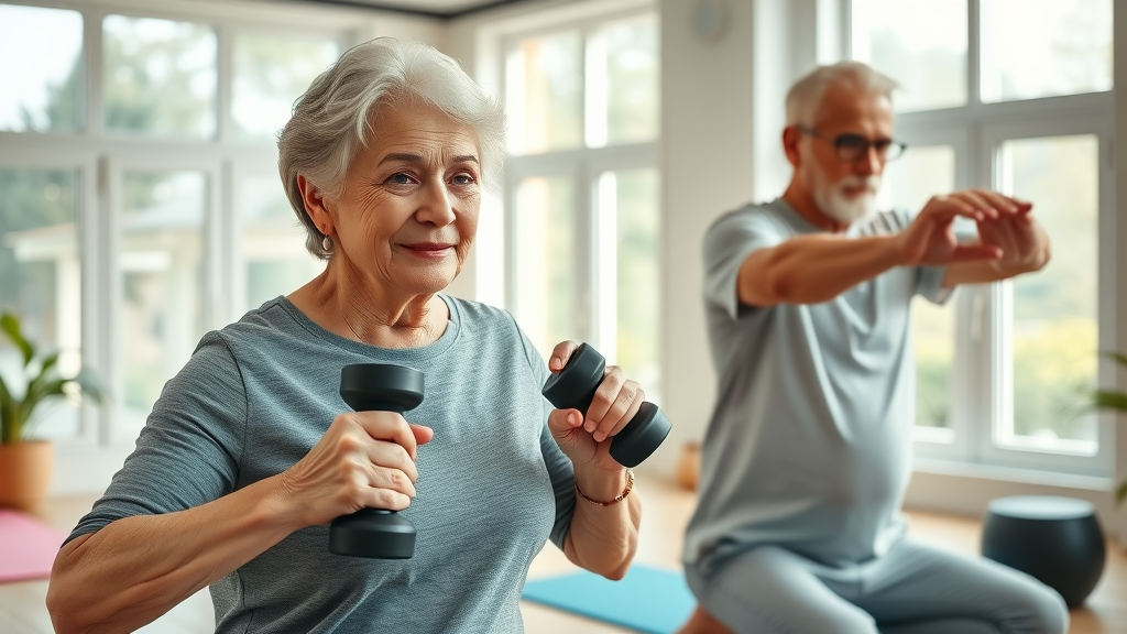 older adults exercise physical activity yoga strength training