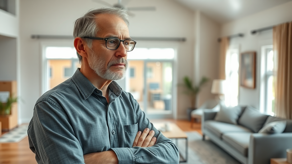 Evaluating your current home for downsizing potential with boxes and planning