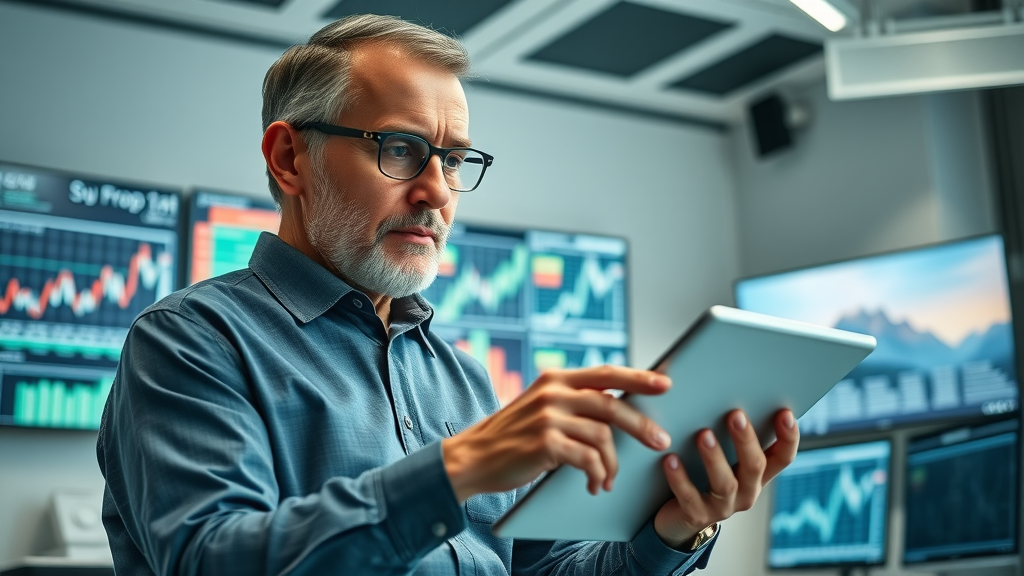 mature person reviewing passive income after retirement options on digital tablet with financial charts